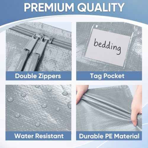 TICONN 8 Pack Extra Large Moving Bags Heavy Duty - Image 5