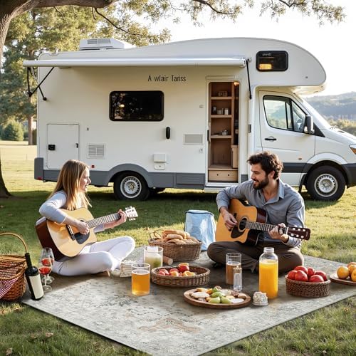 GENIMO 4x6 Outdoor Rug, Washable - Image 3