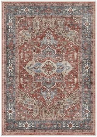 GENIMO 9x12 Outdoor Rug, Washable Quick Dry - Image 2