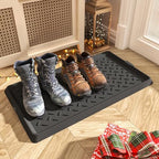 SUPENUIN 2PC Boot-Tray Heavy Duty Rubber Mat by SUPENUIN
