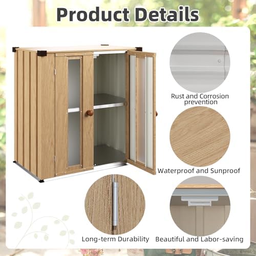 AECOJOY Outdoor Storage Cabinet Waterproof - Image 6
