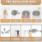 Niunuerga 48 Pack Adhesive Hat Hooks - Image 6