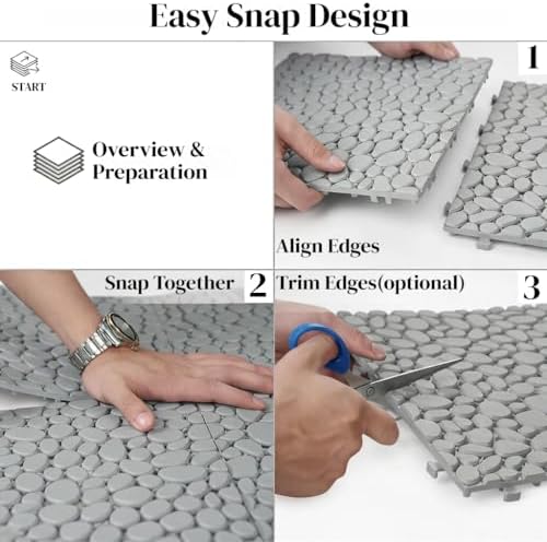 60 Pack Waterproof Interlocking Deck Tiles - Image 3