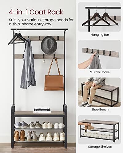 VASAGLE Coat Rack, Hall Tree - Image 3