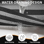 Outside Doormats, Outdoor Welcome Drainage Non Slip Mat 20"x31" - Image 2