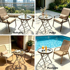 Outdoor Side Table, Small Patio End Table - Image 4