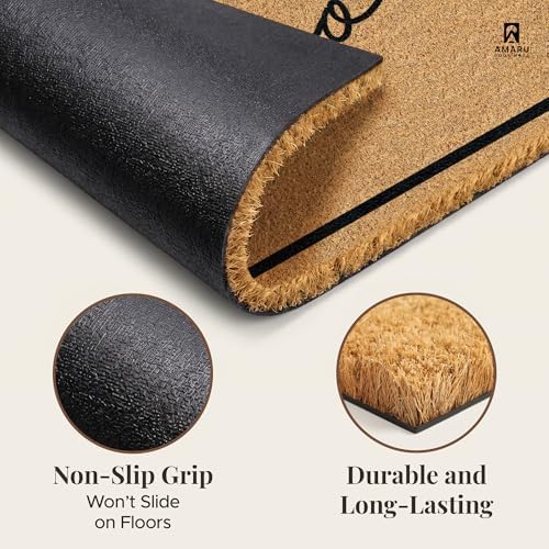 Coir Welcome Mat, Welcome Classic 4, 17x29 in - Image 5