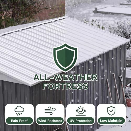 Patiowell 10x14 FT Outdoor Storage Shed - Image 4
