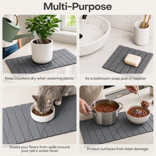 Extra Large Stone Dish Drying Mat - Image 6