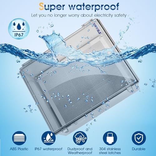 Waterproof Outdoor Project ABS Plastic Junction Box IP67 Weatherproof Dustproof - Image 2