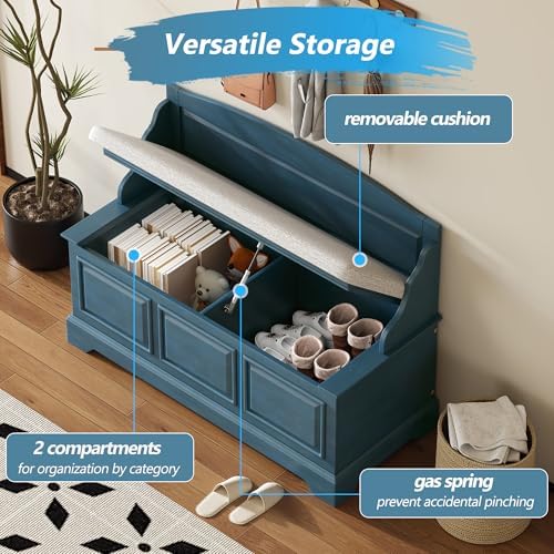 Knocbel Rustic Entry Storage Bench - Image 5