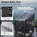 All Weather Patio Chair Cover Waterproof, 2 Pack - Image 4
