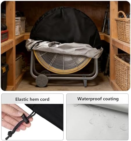 Industrial Fan Cover, Suitable for 24" High Velocity Movement Heavy Duty - Image 5