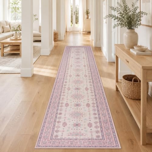 2x10 Runner Rug Washable Non Slip Boho Floor Mat - Image 3