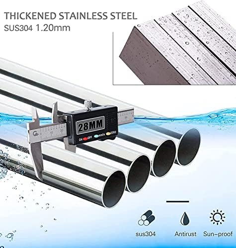 AUGMIRR Clothes Drying Racks Outdoor, 64 Inches Updated Version, Stainless - Image 6