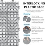 12” x 12” Modular Interlocking Cushion, 12 Pack Drainage Interlocking Floor - Image 6