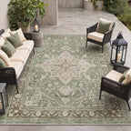 GENIMO 5X8 Outdoor Rug, Washable - Image 3