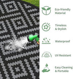 GENIMO Outdoor Rug, Waterproof Plastic Rugs - Image 5
