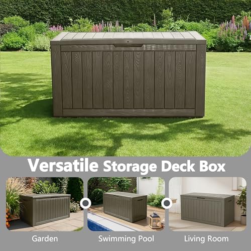 Outdoor Storage Box Waterproof, 110 Gallon Deck Box - Image 6