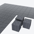 Deck Tiles - Plastic Interlocking Patio Flooring, Waterproof & All Weather - Image 3