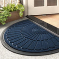 tchdio Semicircular Durable Rubber Doormat- Non Slip Front Door Mat by Tchdio