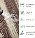 GENIMO Outdoor Rug, Waterproof Plastic Rugs - Image 6