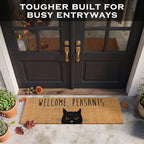 Welcome Peasants Cat Doormat 50x15 Inch - Image 2