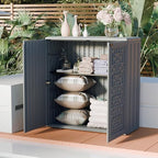 Mrosaa Indoor Outdoor Storage Cabinet Waterproof - Image 2