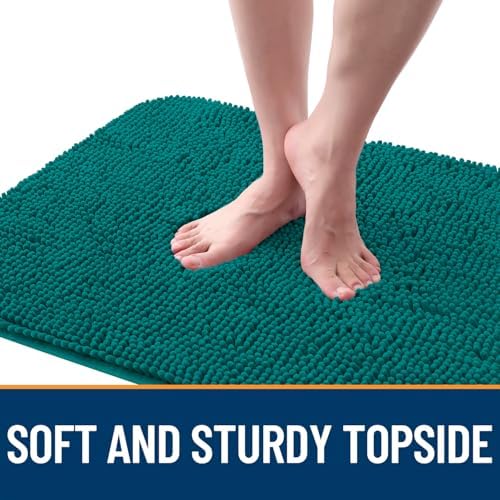 OLANLY Dog Door Mat for Muddy Paws 47x24, Super Absorbent Chenille Mud Mat - Image 4