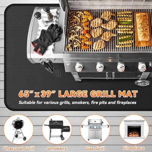 Under Grill Mats for Outdoor Grill - Image 6