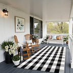 OLANLY Fall Door Mat, Buffalo Plaid Rug - Image 5