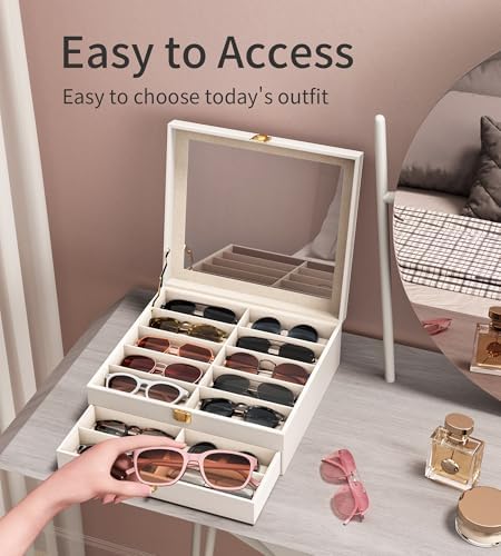 NEWLOOP 20 Slots Sunglass Organizer - Image 4