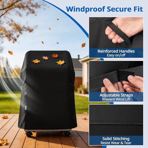 SunPatio 30 Inch Grill Cover, Heavy Duty Waterproof 2 Burner BBQ Cover - Image 5