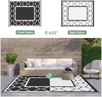 GENIMO Outdoor Rug, Waterproof Plastic Rugs - Image 4