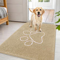 OLANLY Dog Door Mat for Muddy Paws 44x32, Paw Print Design Chenille Mud Mat by OLANLY