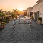 Plastic Interlocking Deck Tiles, 44 Pack, Non-Slip Patio Floor Decking Tiles - Image 6