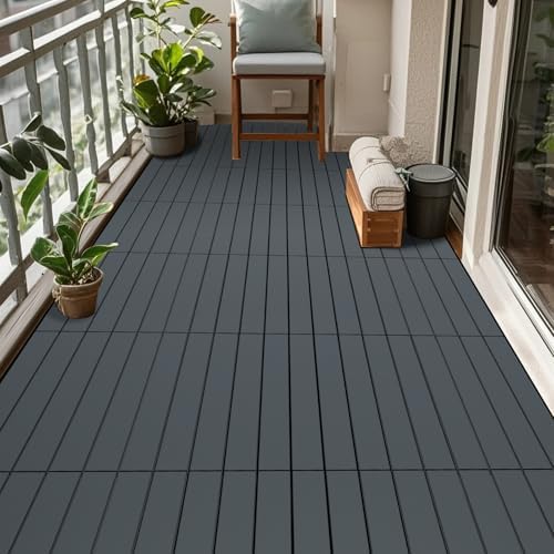Patio Deck Tiles, Interlocking Decking Tiles Floor Tile, Easy and Quick - Image 6