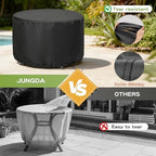 Round Patio Bar Height Table and Chair Cover - Image 4