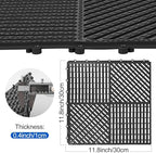 ToLanbbt Modular Interlocking Cushion 12P 11.8" x 11.8" Interlocking Rubber - Image 2