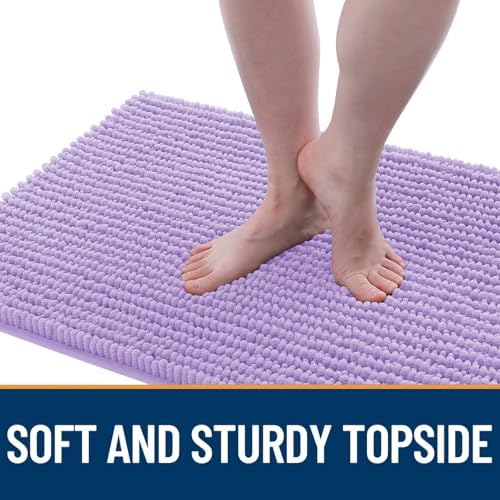 OLANLY Dog Door Mat for Muddy Paws 30x20, Extra Absorbent Chenille Mud Mat - Image 3