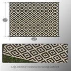 SAND MINE Reversible Mats, Plastic Straw Rug, Modern Area Rug, Large Floor Mat - Image 2