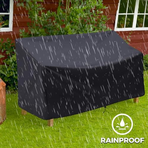 Outdoor Bench Cover, Heavy Duty 3 Seater Patio Bench Furniture Covers - Image 3