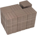 180 PCS Plastic Interlocking Deck Tiles by SkillMaid