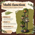 GEEBOBO 5 Tiered Tall Plant Stand - Image 4