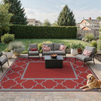 GENIMO Outdoor Rug, Waterproof Plastic Rugs - Image 2