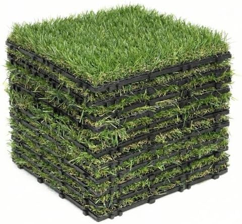 DECKO Artificial Grass Interlocking Deck Tiles by Unknown