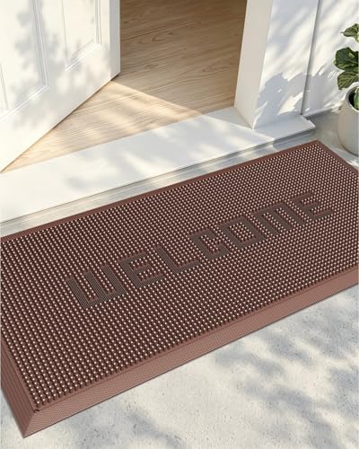 Color&Geometry Super Heavyweight TPE Welcome Mat Outdoor by COLORG