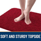 OLANLY Dog Door Mat for Muddy Paws 70x35, Super Absorbent Chenille Mud Mat - Image 4