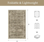 GENIMO Indoor Outdoor Rug, Washable - Image 2