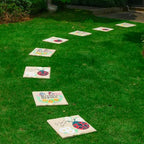 4Pcs Large Stepping Stones Outdoor Garden Walkway, Durable Plastic Pavers - Image 7